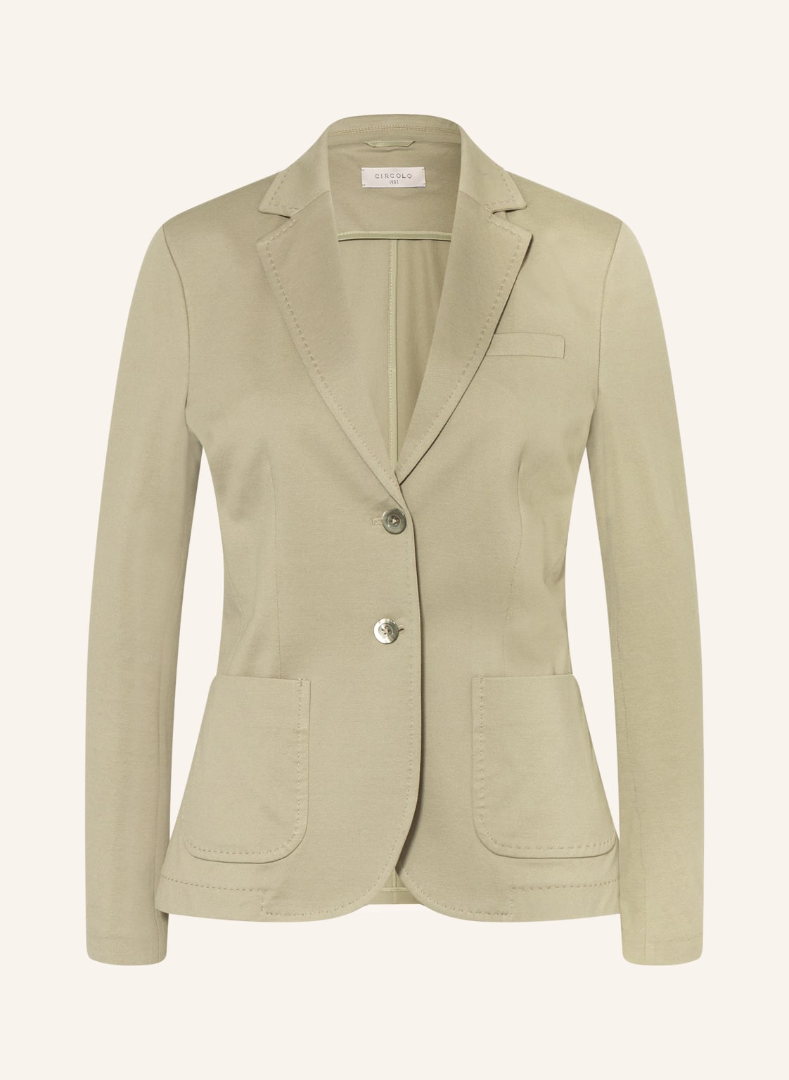 Image of Circolo 1901 Piqué-Blazer gruen