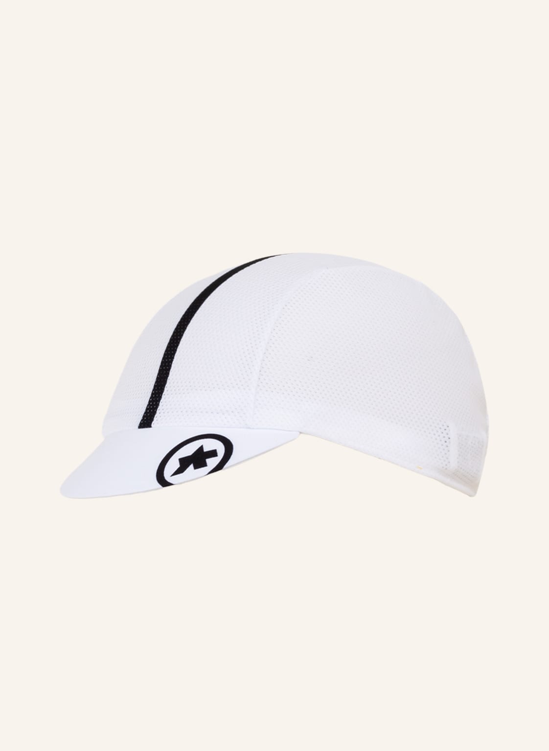 Image of Assos Cap Black Series weiss