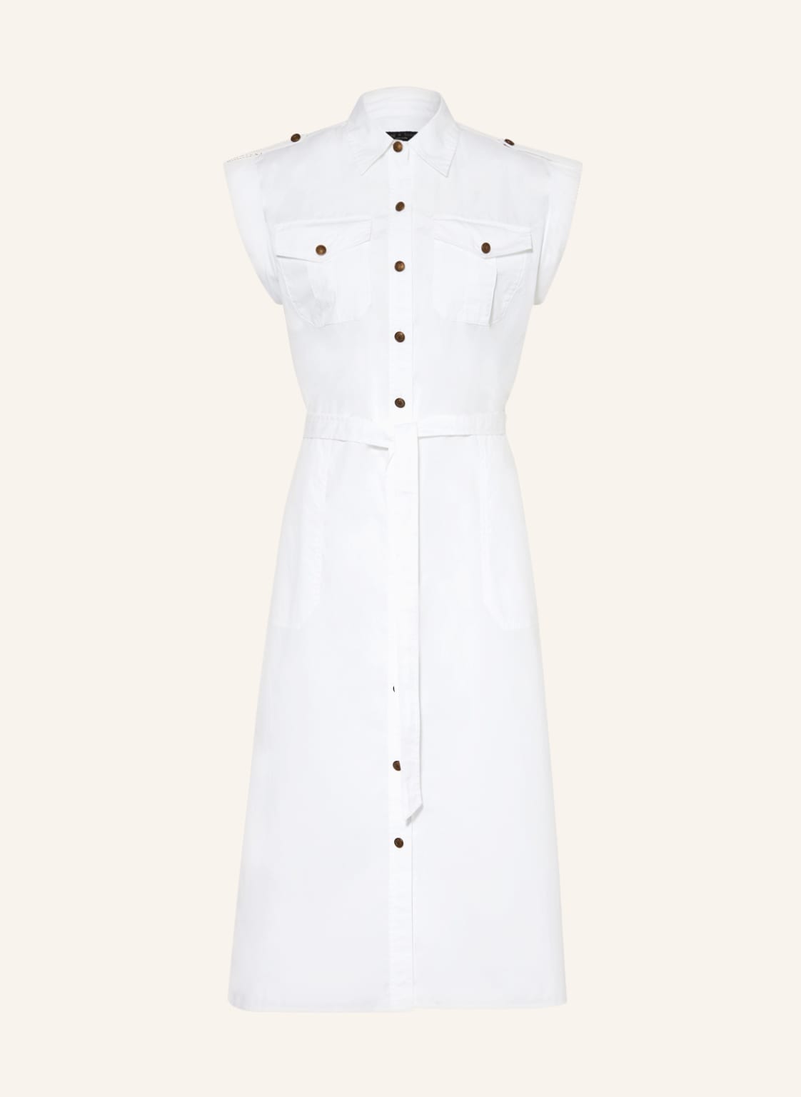 Image of Rag & Bone Hemdblusenkleid weiss