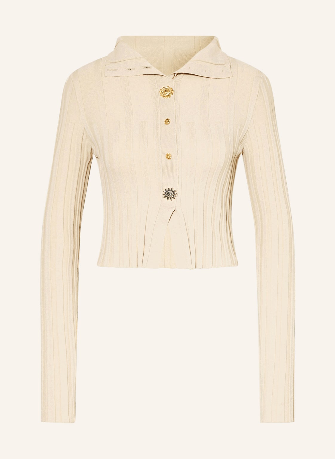 Image of Jacquemus Strickjacke Le Cardigan Bando beige