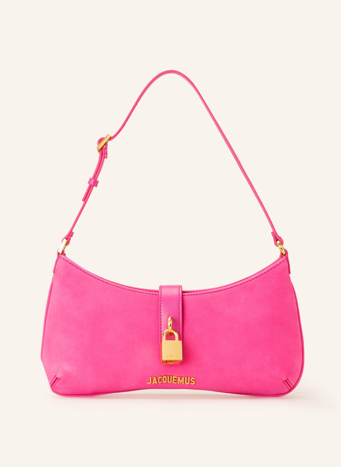 Image of Jacquemus Handtasche Le Bisou Cadenas pink