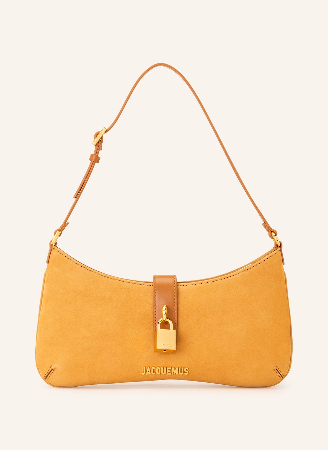 Image of Jacquemus Handtasche Le Bisou Cadenas braun