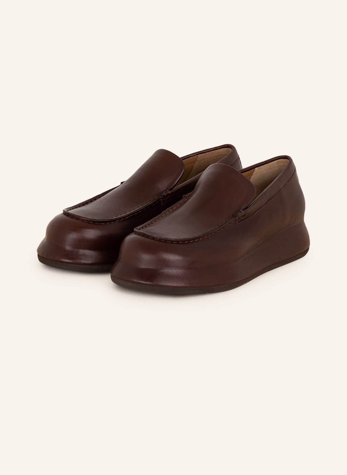 Image of Jacquemus Slipper Les Mocassins Bricciola braun