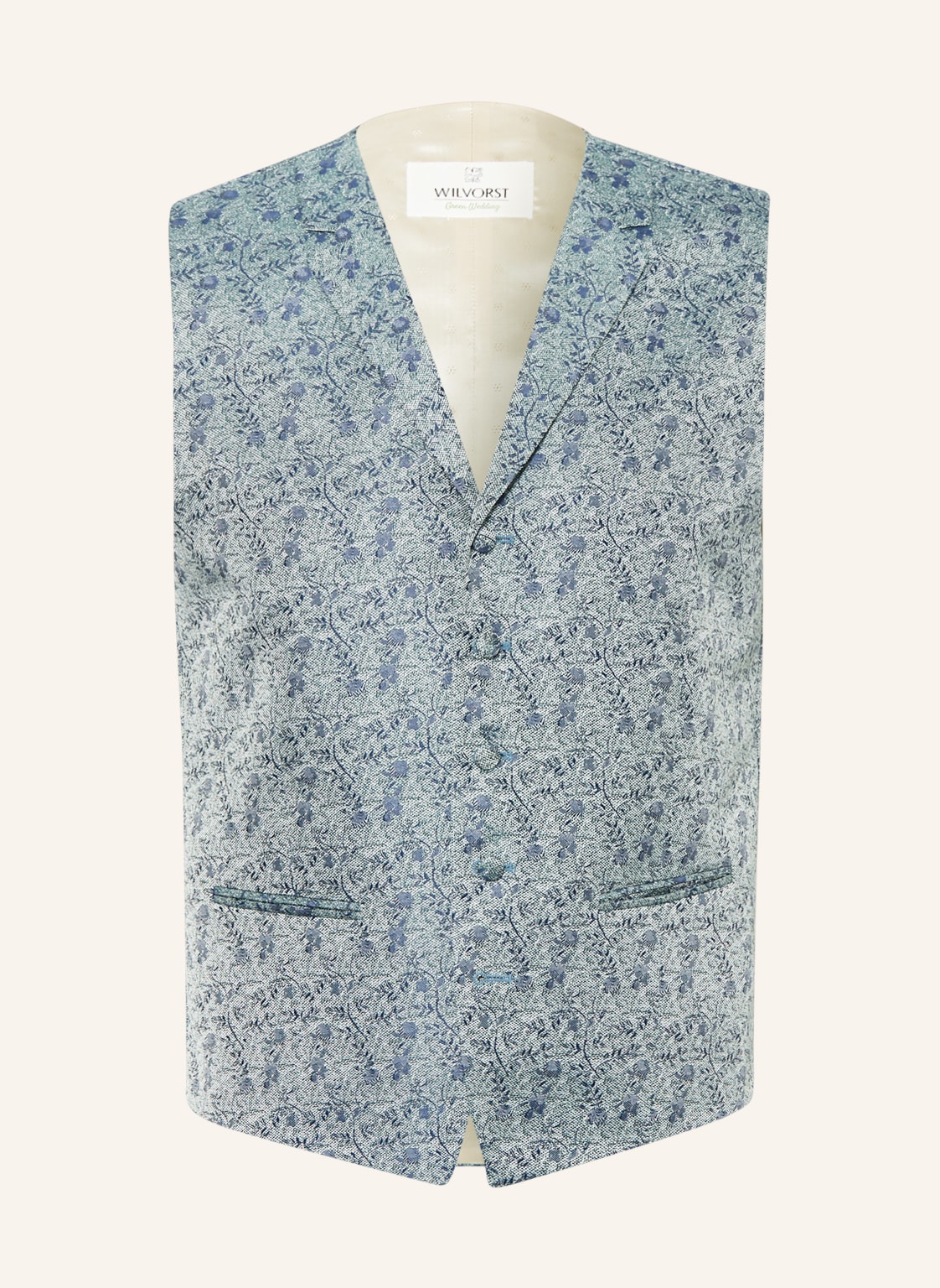 Image of Wilvorst Anzugweste Extra Slim Fit gruen