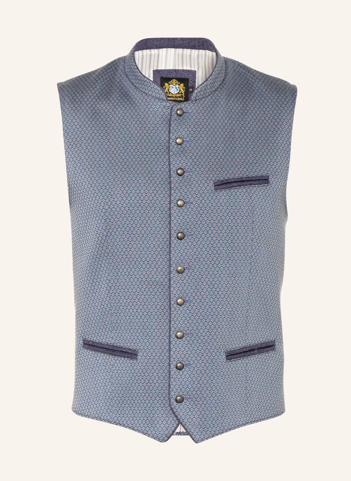 Image of Hammerschmid Trachtenweste Jörg Extra Slim Fit blau