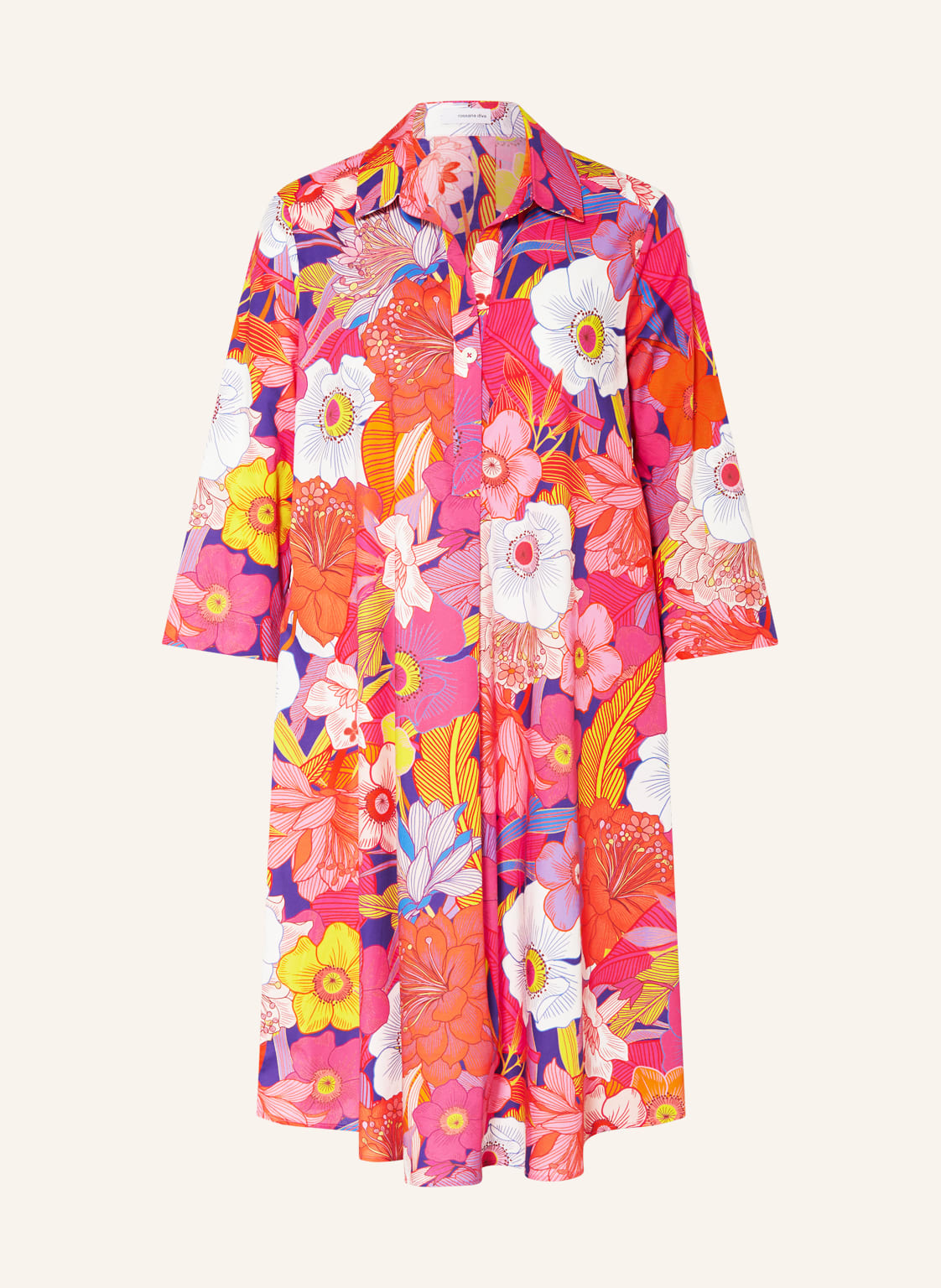 Image of Rossana Diva Kleid Mit 3/4-Arm pink