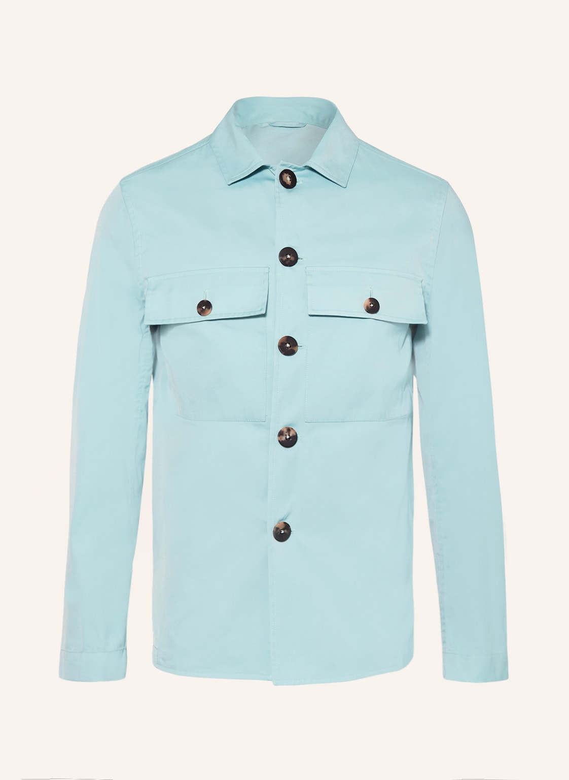 Image of Doppiaa Overshirt Aamenofi blau