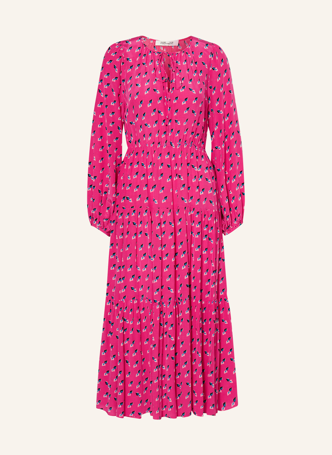 Image of Diane Von Furstenberg Kleid Dominique pink