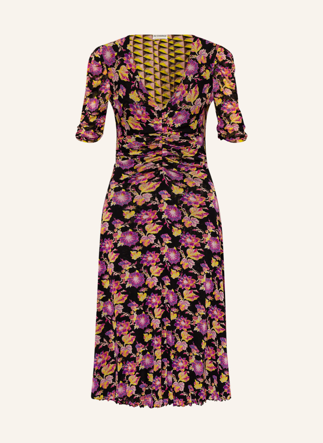 Image of Diane Von Furstenberg Kleid Koren Zum Wenden schwarz