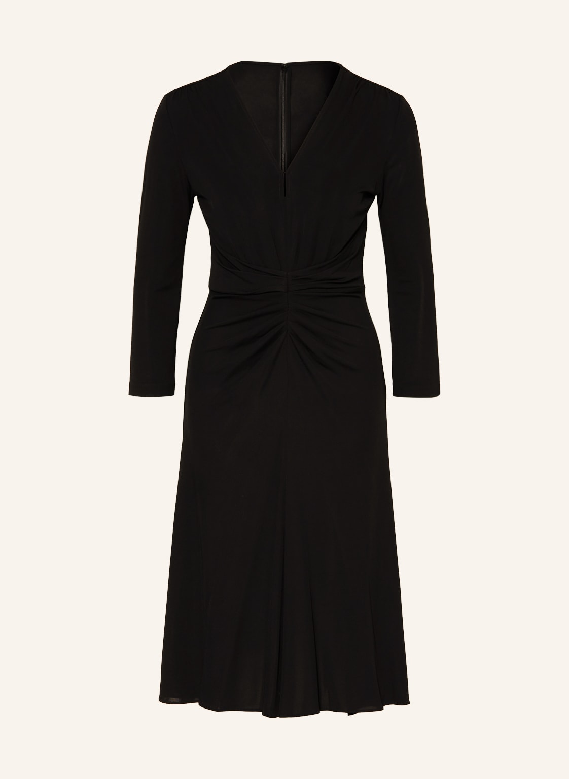 Image of Diane Von Furstenberg Kleid Jerry Mit 3/4-Arm schwarz