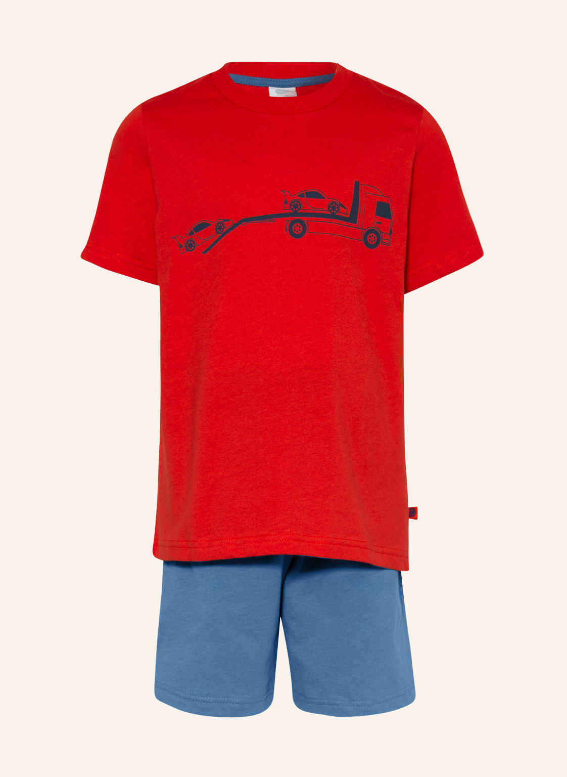 Image of Sanetta Shorty-Schlafanzug rot