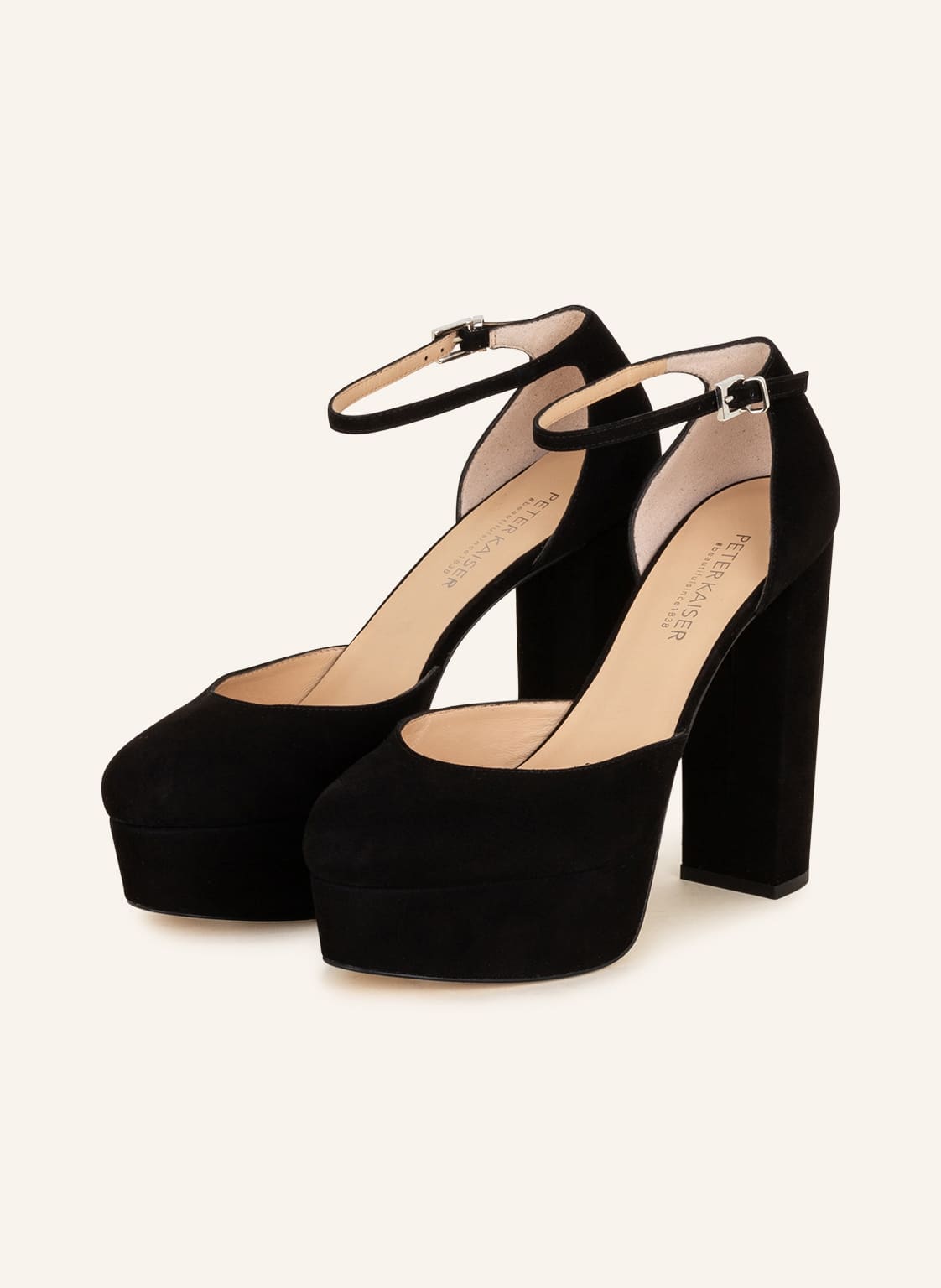 Image of Peter Kaiser Plateau-Sandaletten Penny schwarz