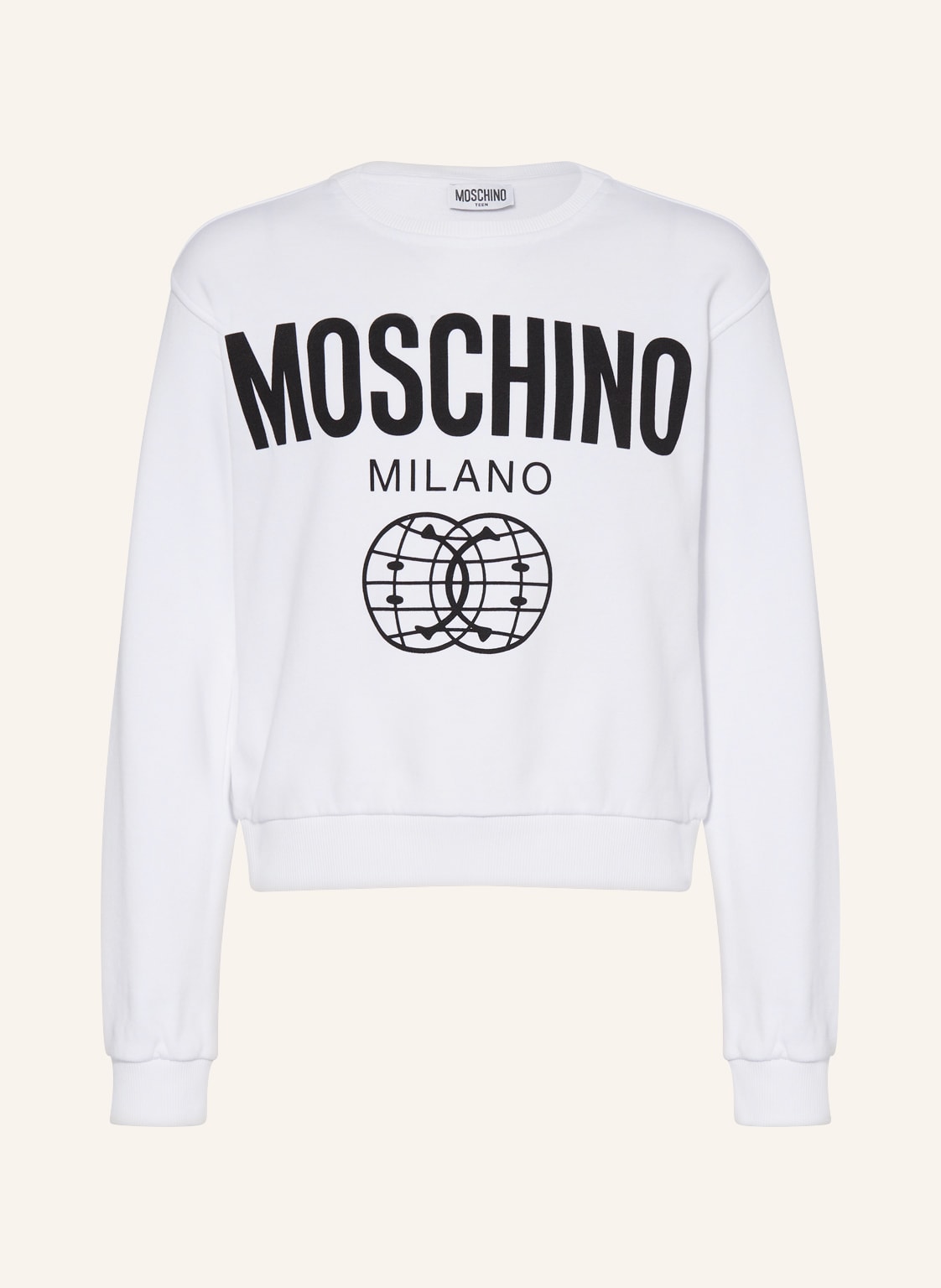 Image of Moschino Sweatshirt weiss