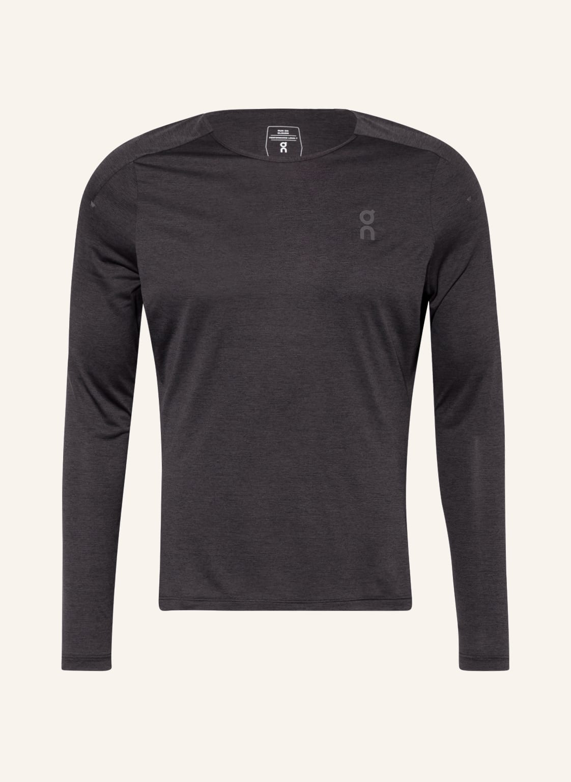 Image of On Laufshirt Performance Long-T schwarz