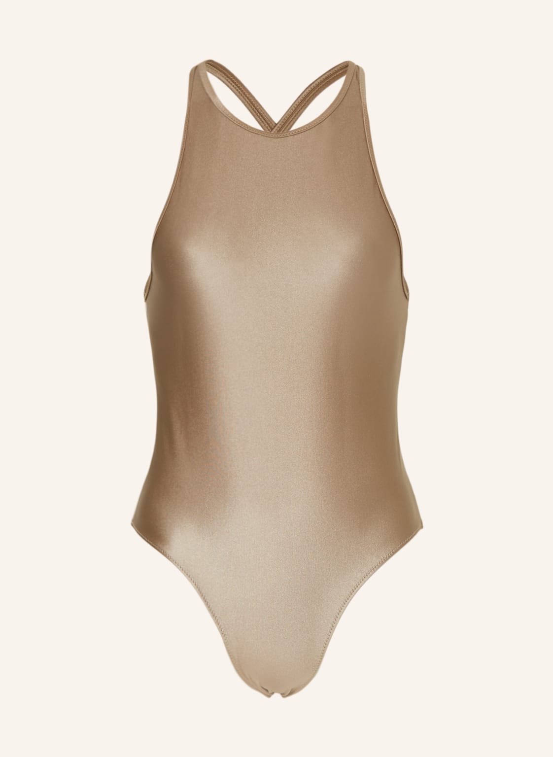 Image of Filippa K High-Neck-Badeanzug braun