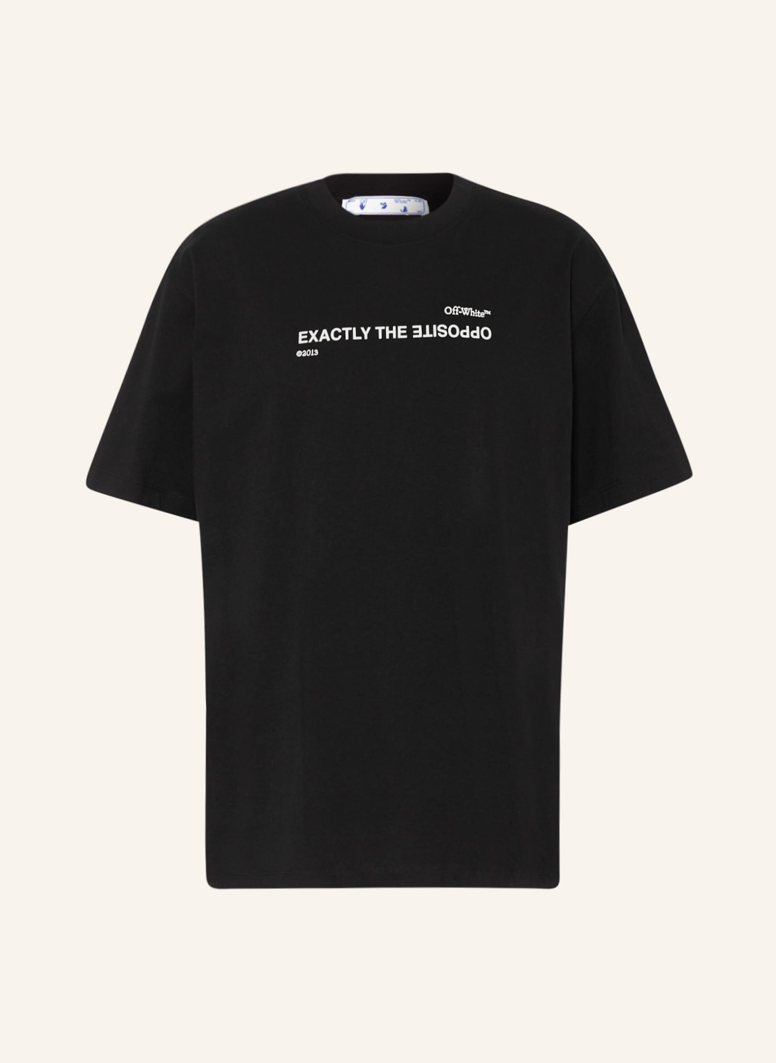 Image of Off-White Oversized-Shirt schwarz