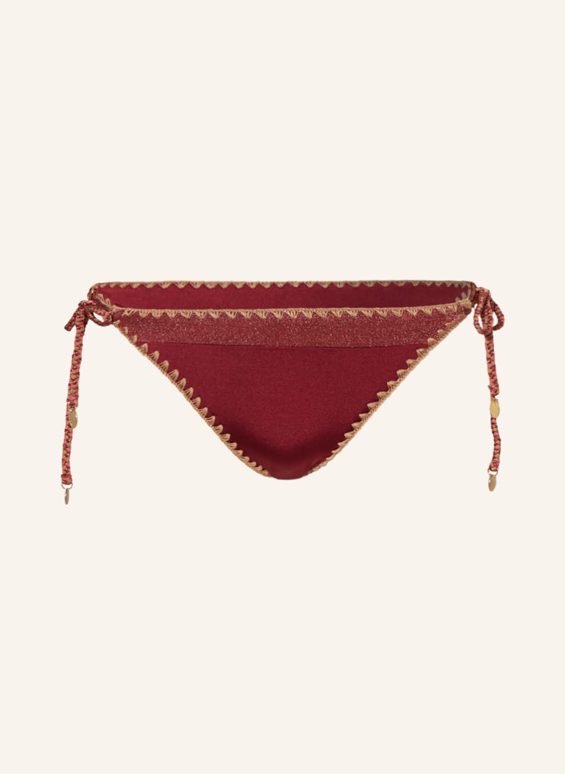 Image of Banana Moon Couture Triangel-Bikini-Hose Nazca Blika rot