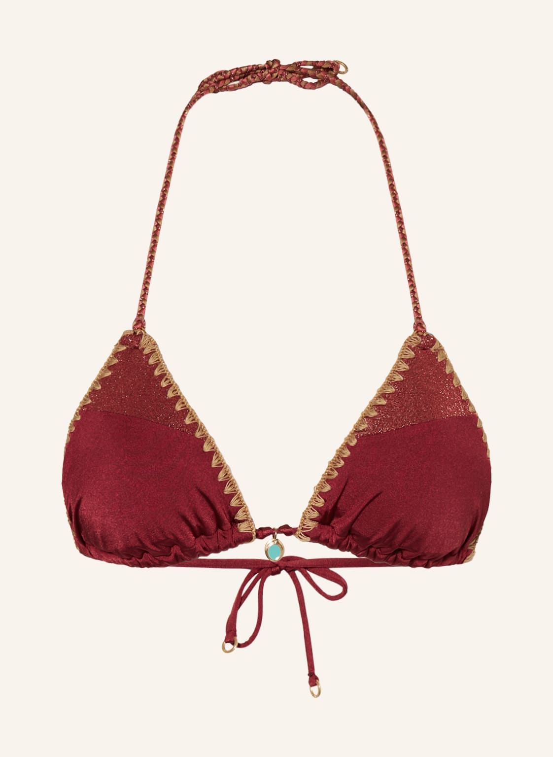 Image of Banana Moon Couture Triangel-Bikini-Top Nazca Bosco rot