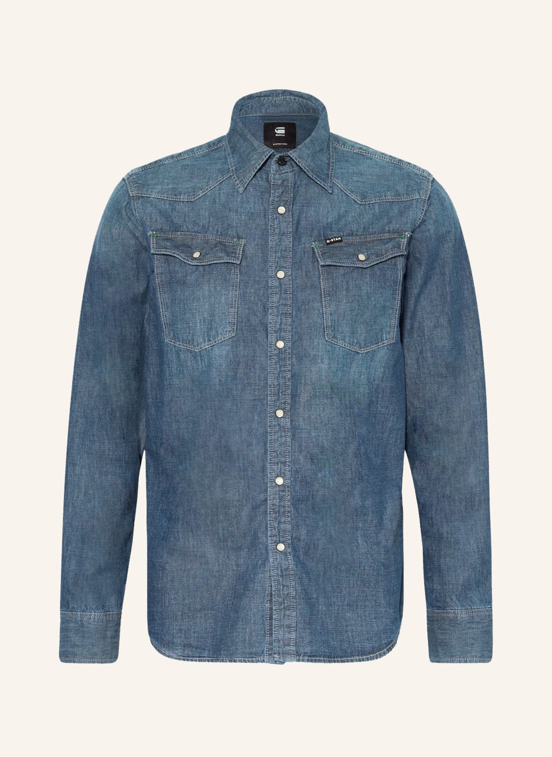 Image of G-Star Raw Jeanshemd Regular Fit blau