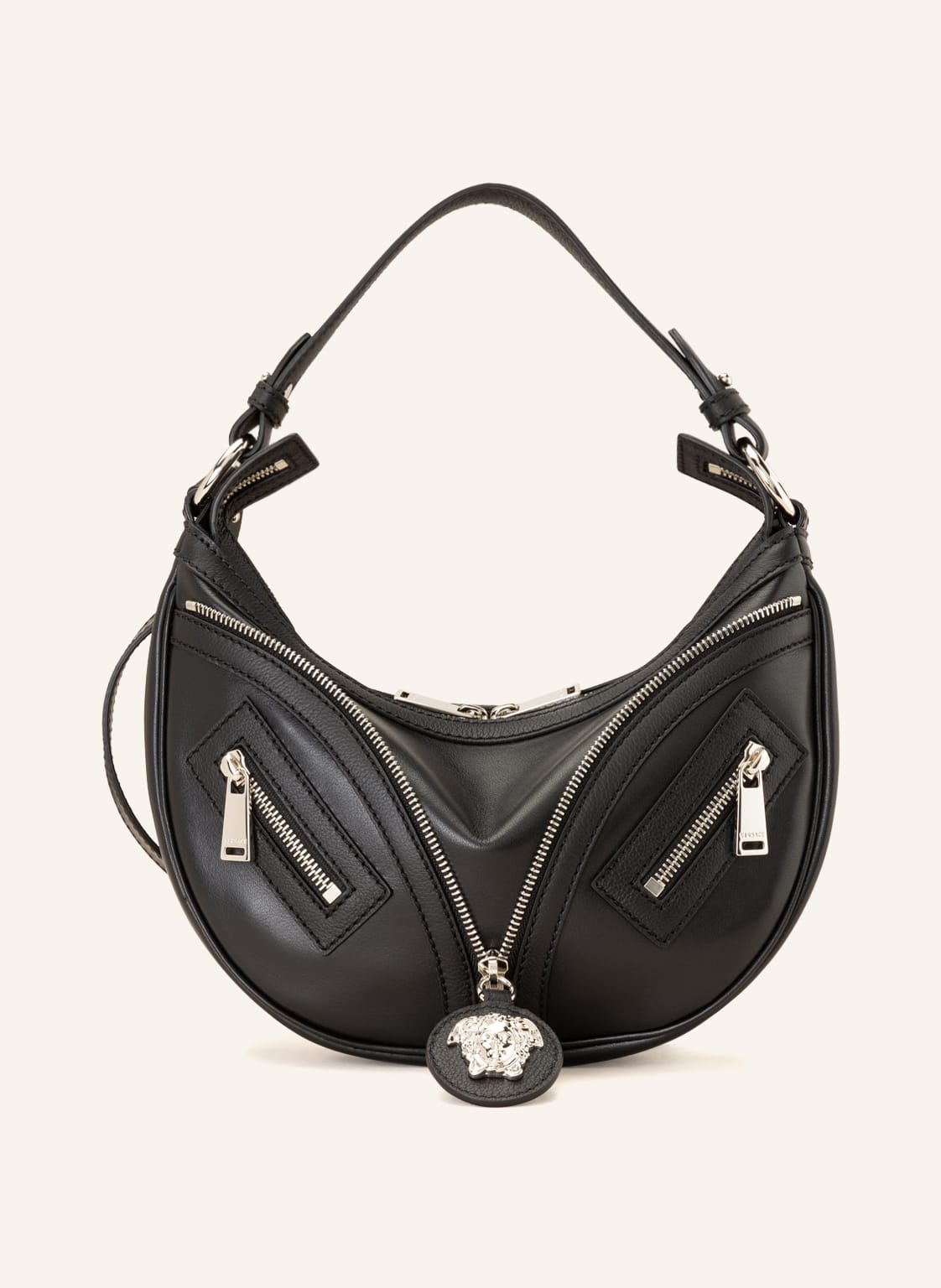 Image of Versace Handtasche Repeat schwarz