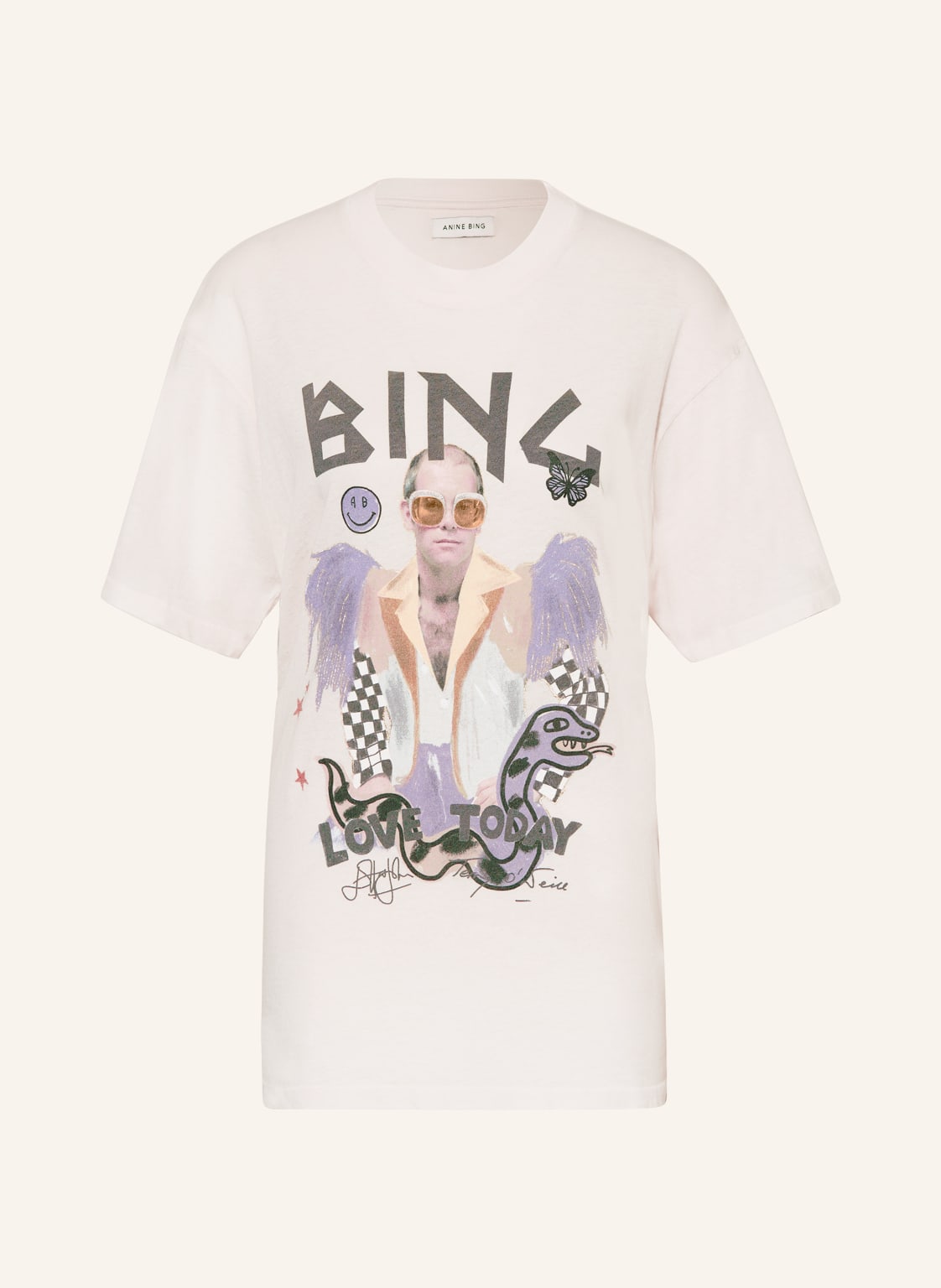 Image of Anine Bing T-Shirt weiss