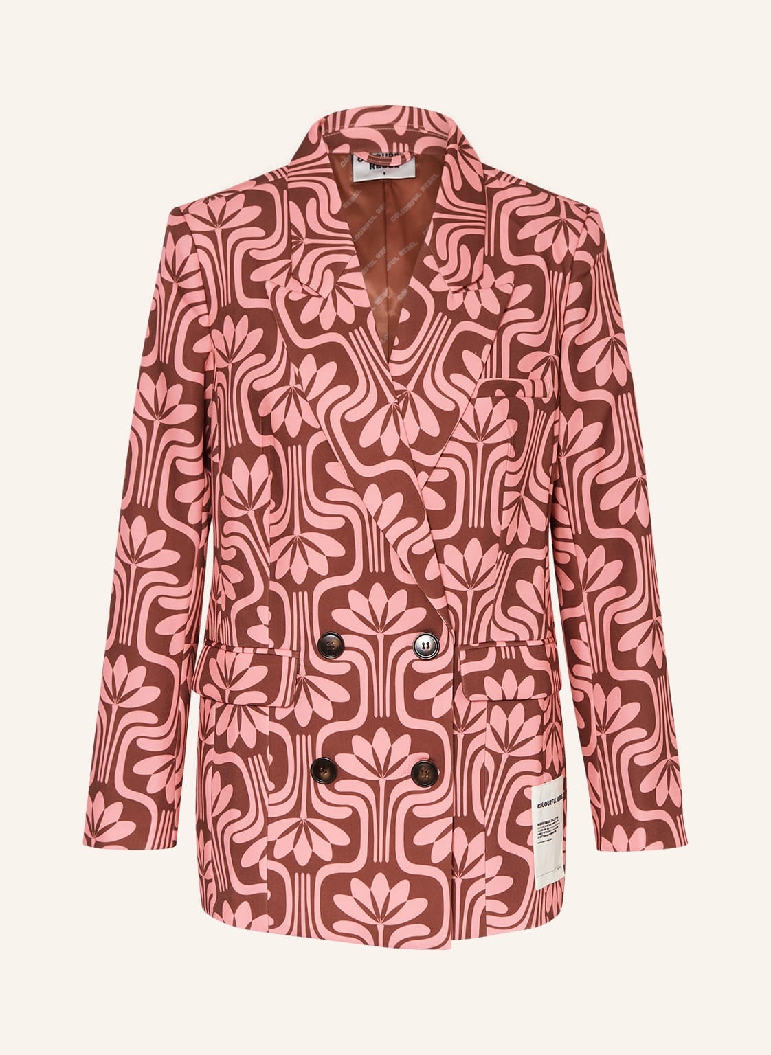 Image of Colourful Rebel Oversized-Blazer Rikki pink