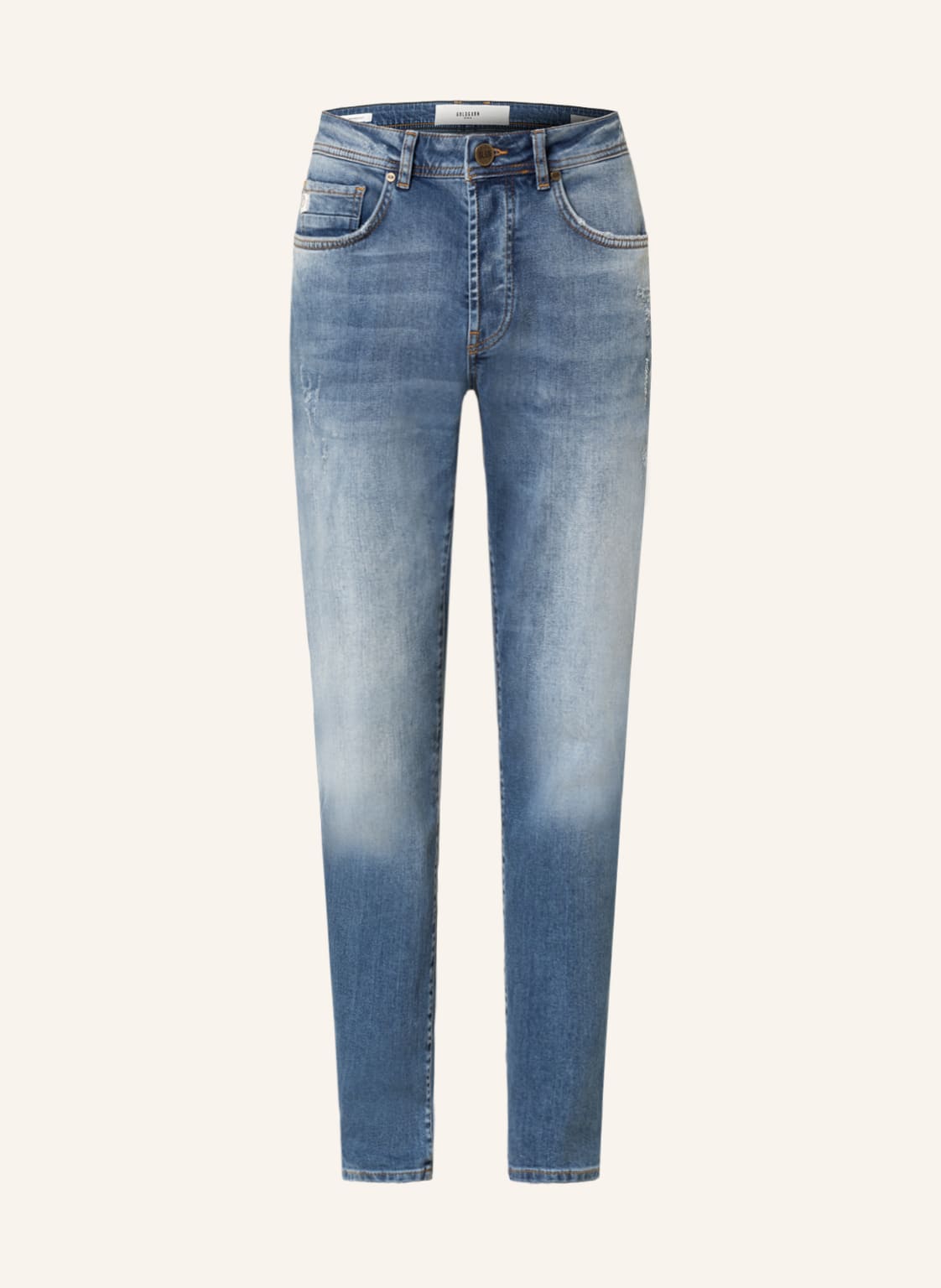 Image of Goldgarn Denim Jeans u2 Tapered Fit blau