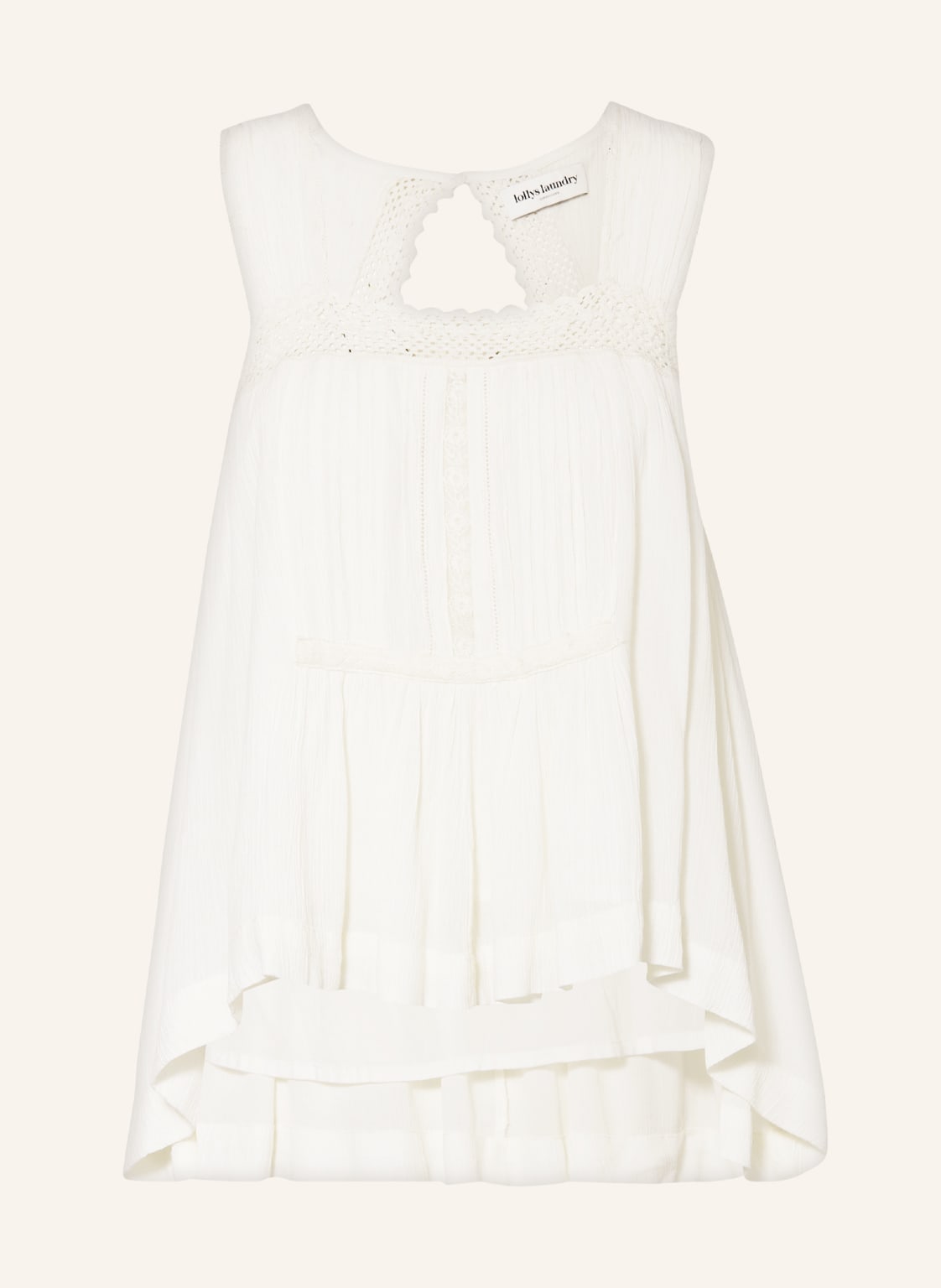 Image of Lollys Laundry Blusentop Newton weiss