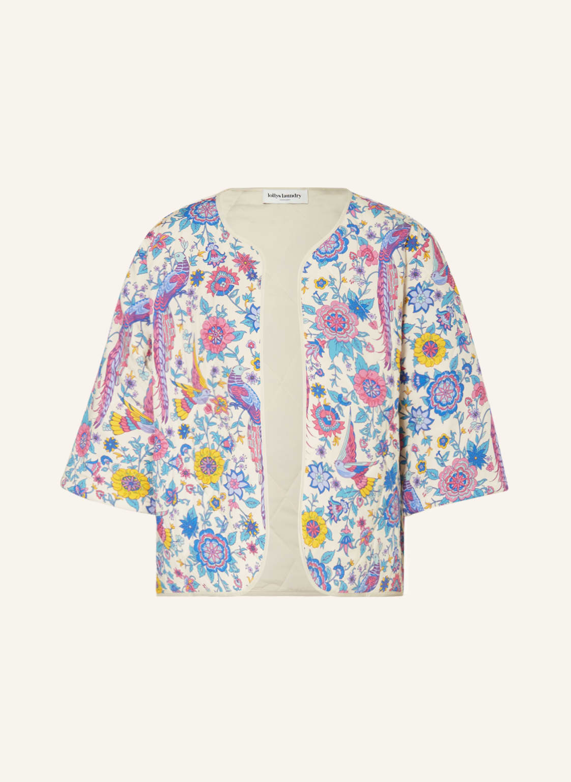 Image of Lollys Laundry Steppjacke Freya Mit 3/4-Arm pink