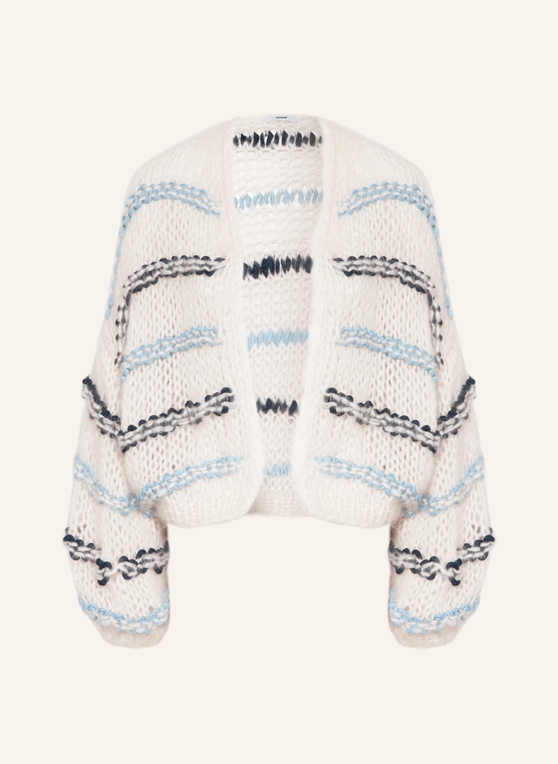 Image of Maiami Oversized-Strickhülle weiss