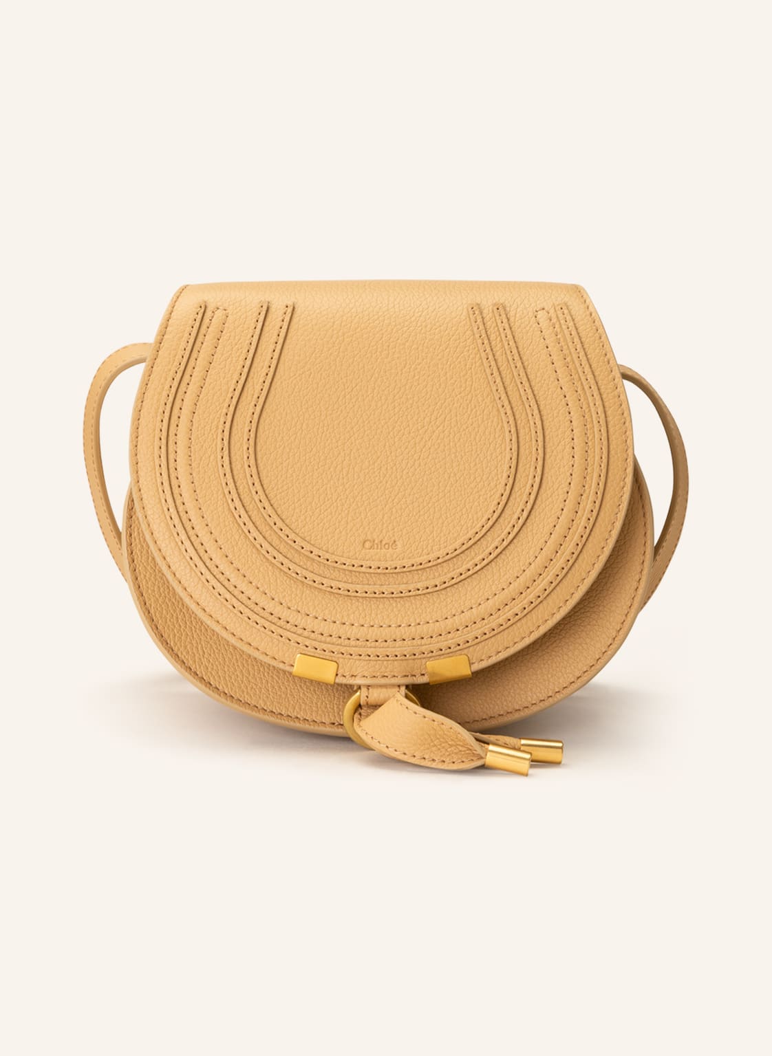 Image of Chloé Umhängetasche Marcie Small beige