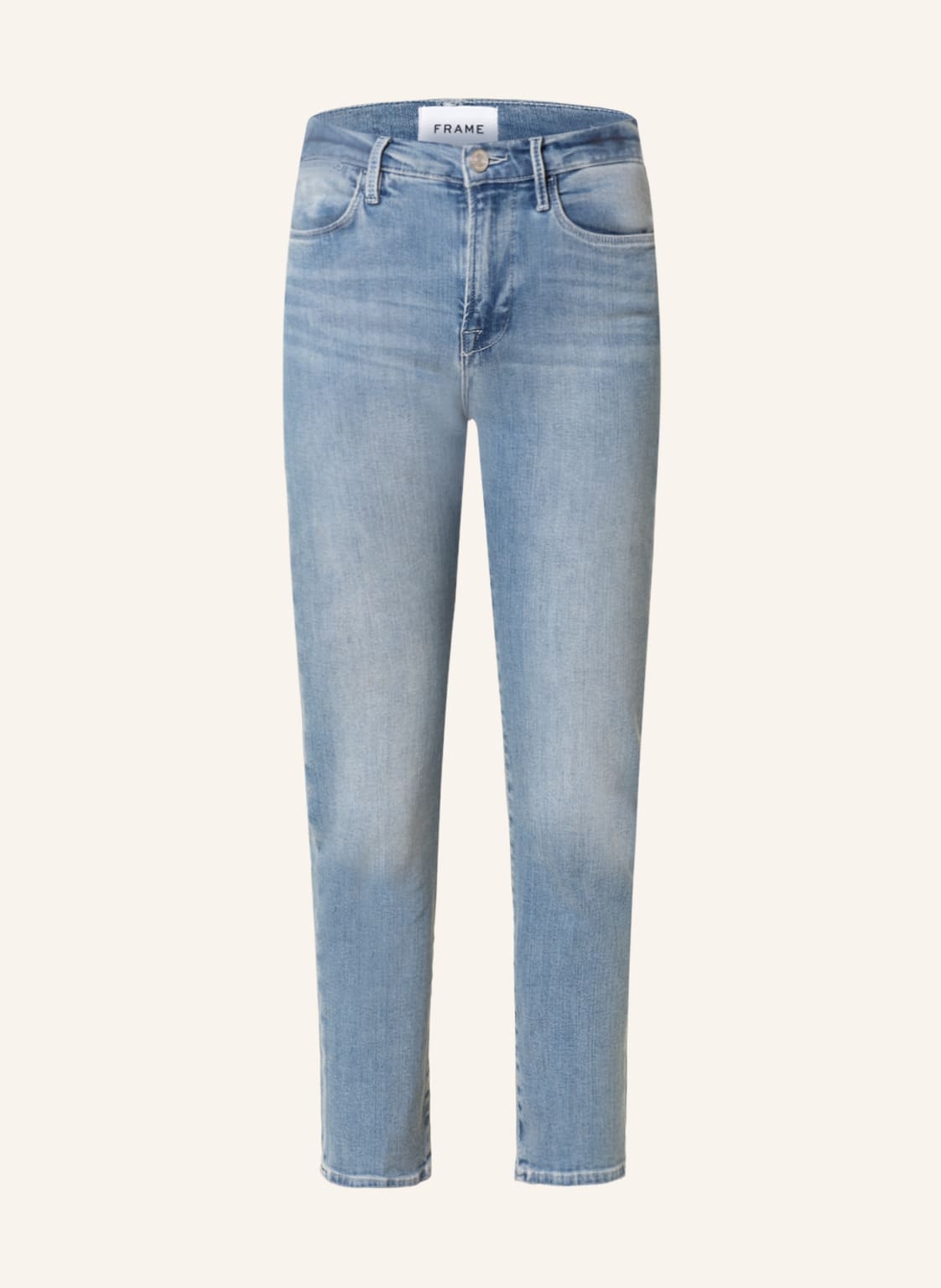 Image of Frame Denim 7/8-Jeans Le High Straight blau