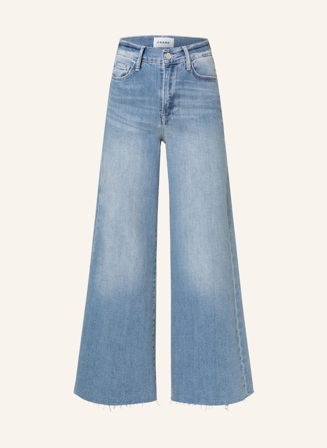 Image of Frame Denim Culotte Le Palazzo blau
