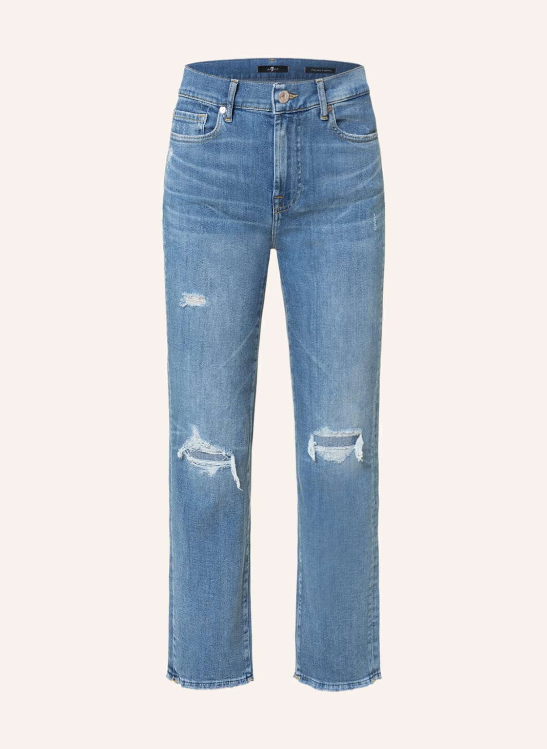 Image of 7 For All Mankind Destroyed-Jeans blau