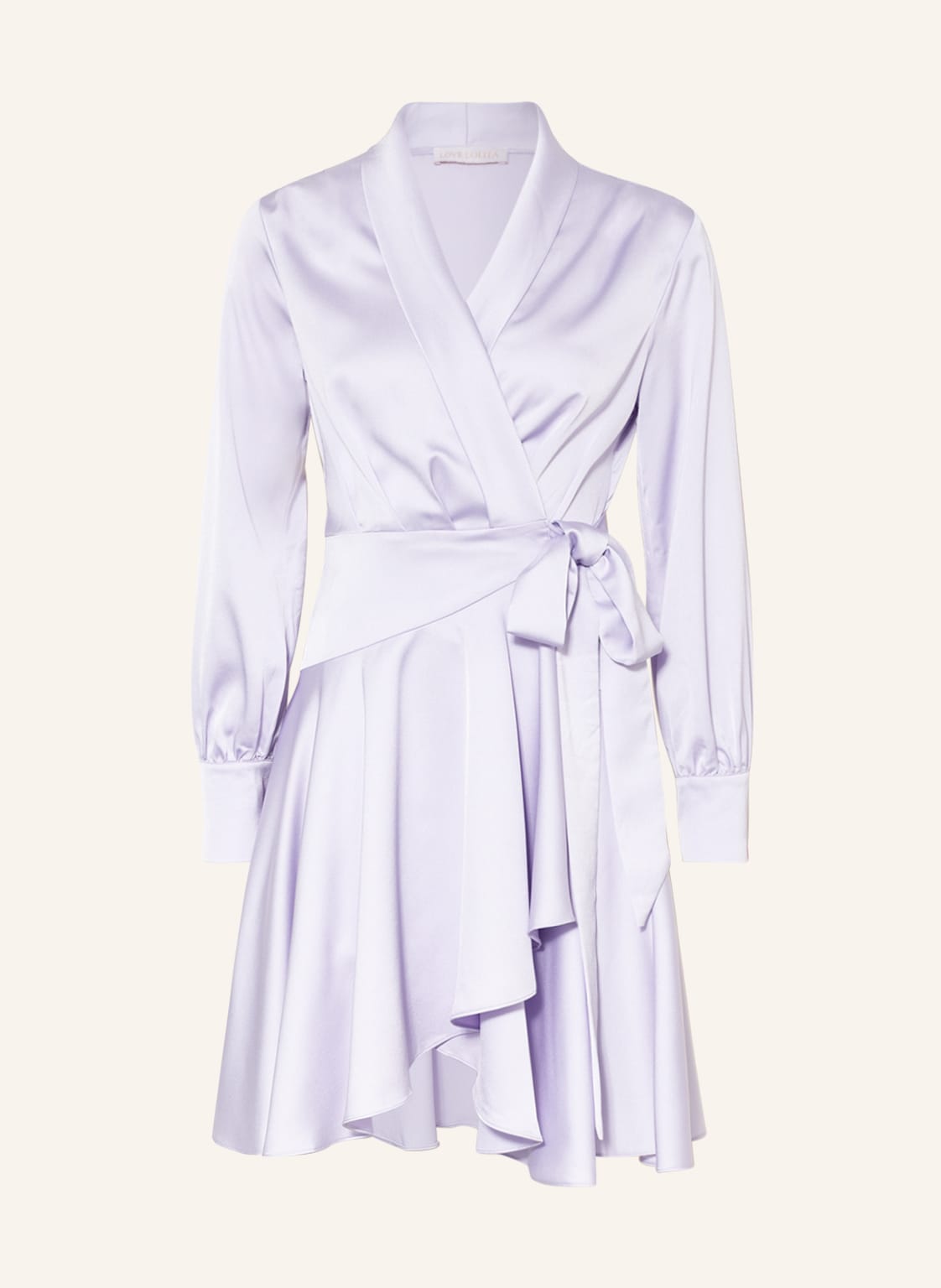 Image of Love Lolita Wickelkleid Iza Aus Satin violett