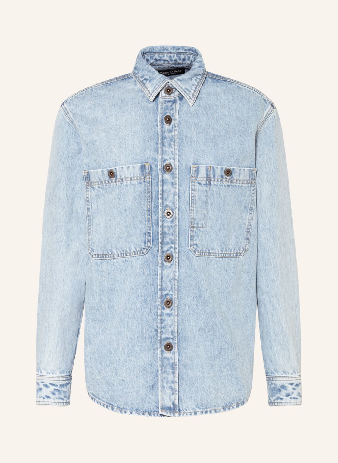 Image of Marc O'polo Jeans-Overshirt blau