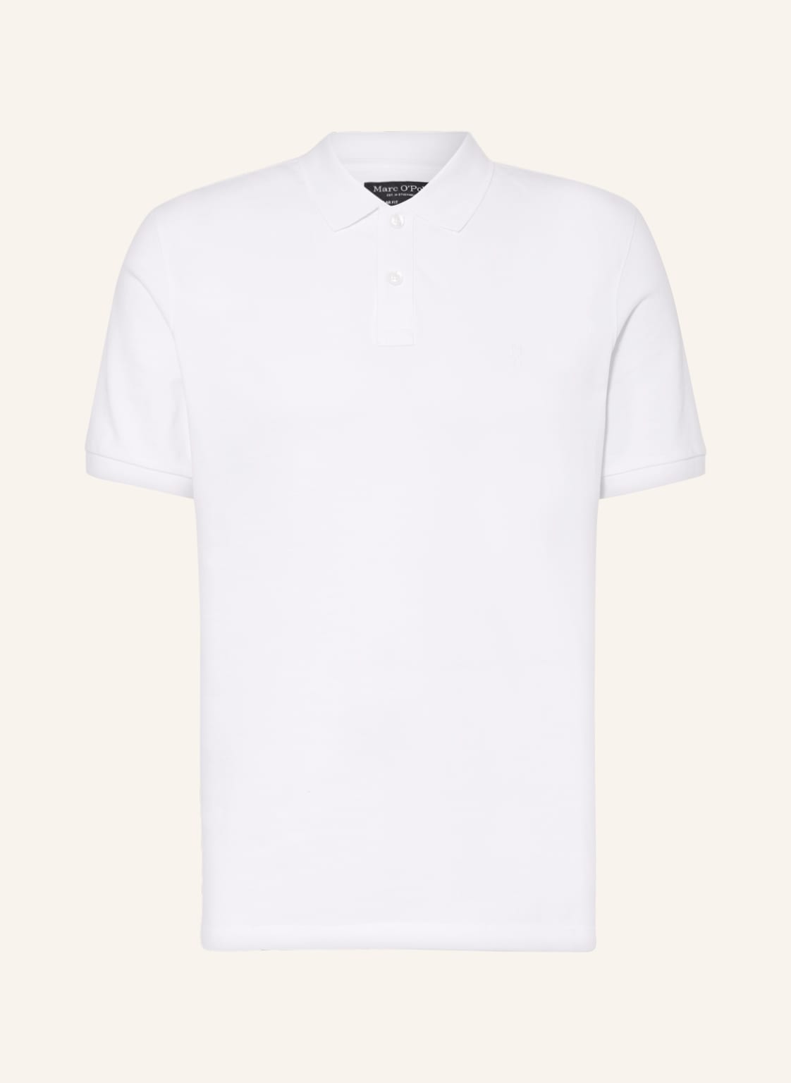 Image of Marc O'polo Piqué-Poloshirt Regular Fit weiss