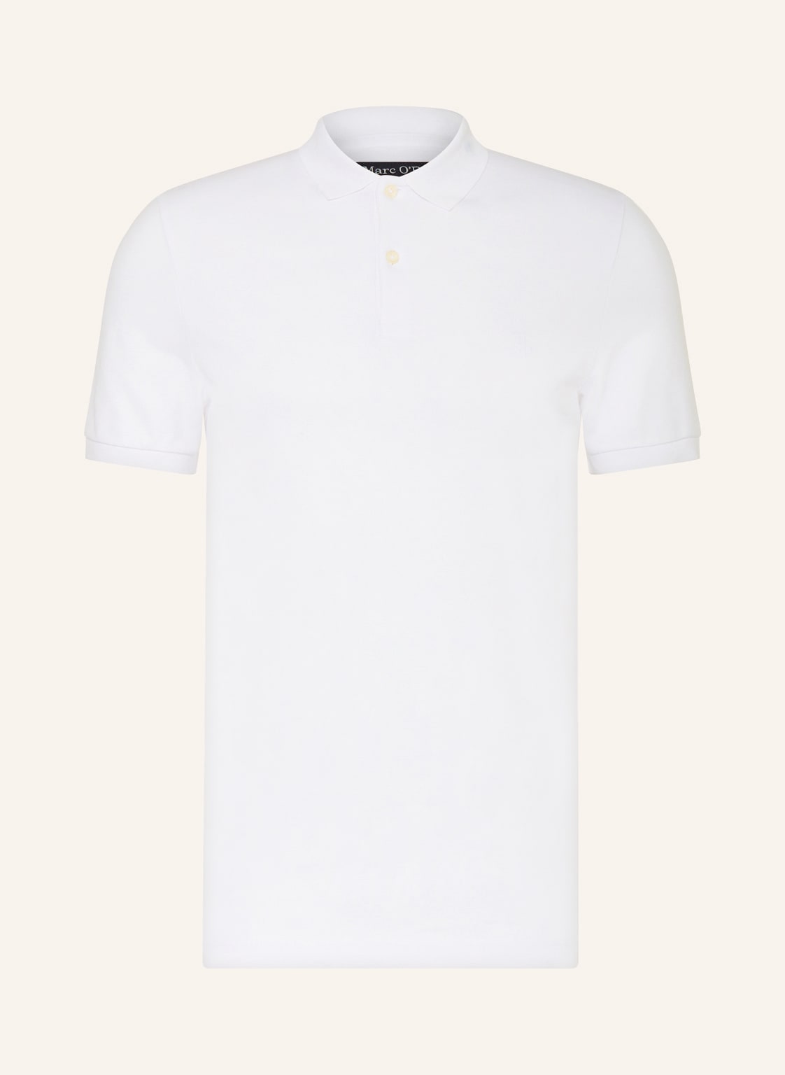 Image of Marc O'polo Piqué-Poloshirt Shaped Fit weiss