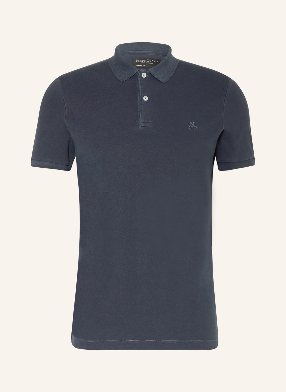 Image of Marc O'polo Piqué-Poloshirt Shaped Fit blau
