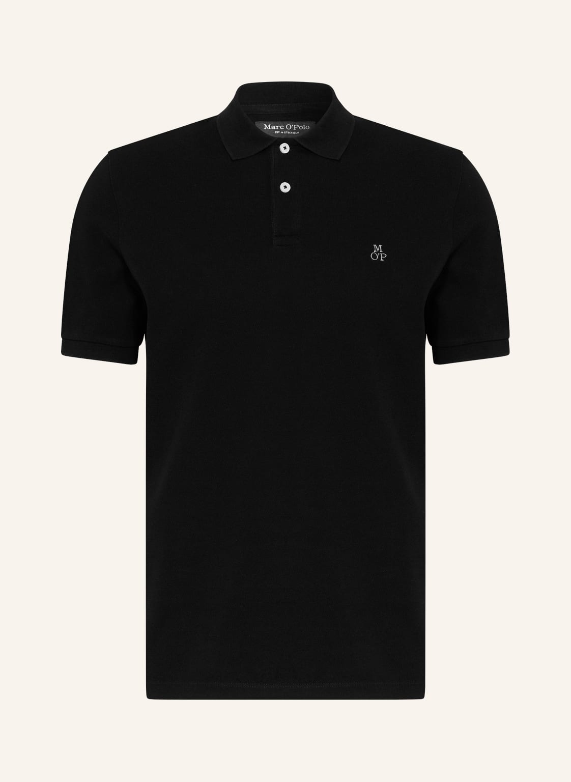 Image of Marc O'polo Piqué-Poloshirt Regular Fit schwarz