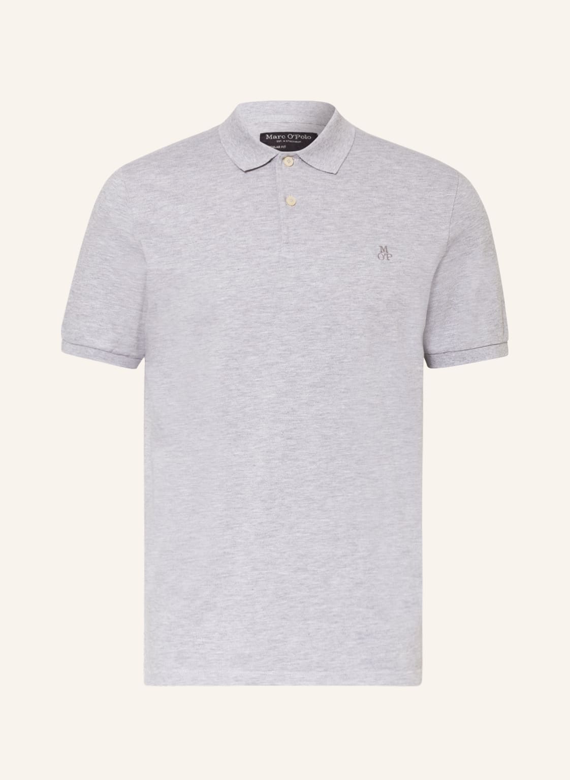 Image of Marc O'polo Piqué-Poloshirt Regular Fit grau