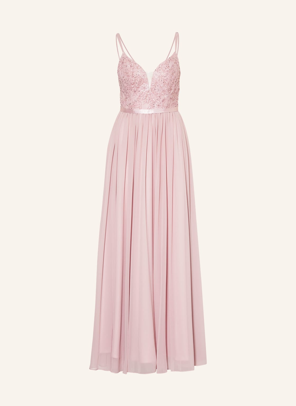Image of Laona Abendkleid Mit Pailletten Und Schmucksteinen rosa