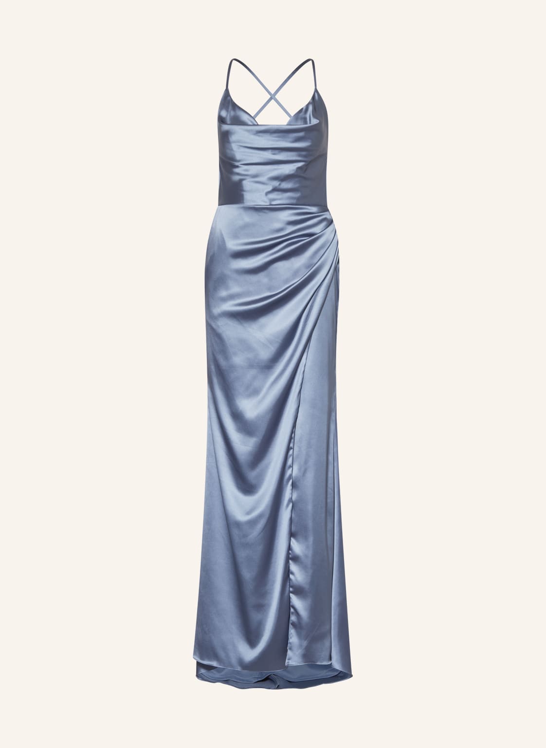 Image of Laona Abendkleid Aus Satin blau