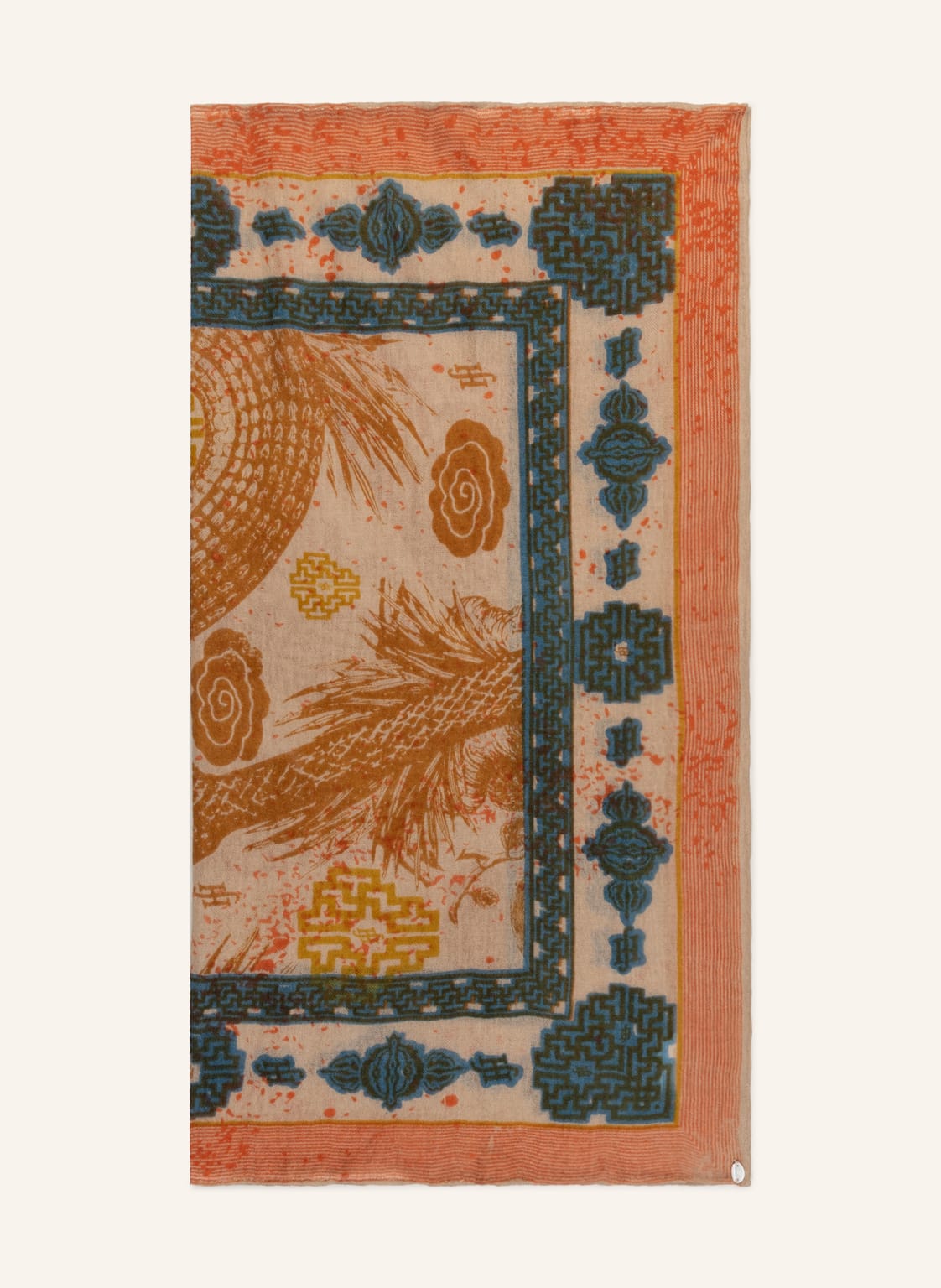 Image of Friendly Hunting Cashmere-Tuch Eden Mandarin orange