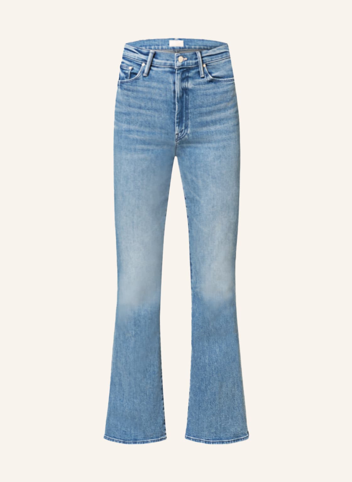 Image of Mother Bootcut Jeans High Waisted Weekender blau