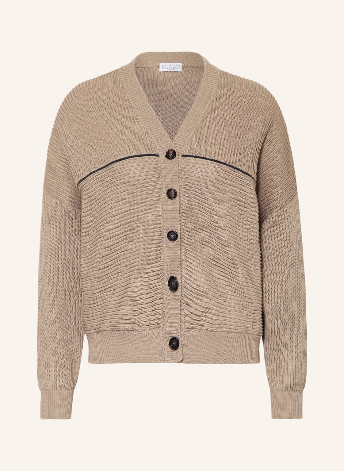 Image of Brunello Cucinelli Strickjacke braun