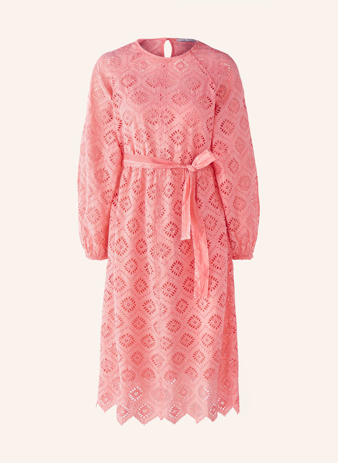 Image of Oui Kleid Aus Lochspitze rosa
