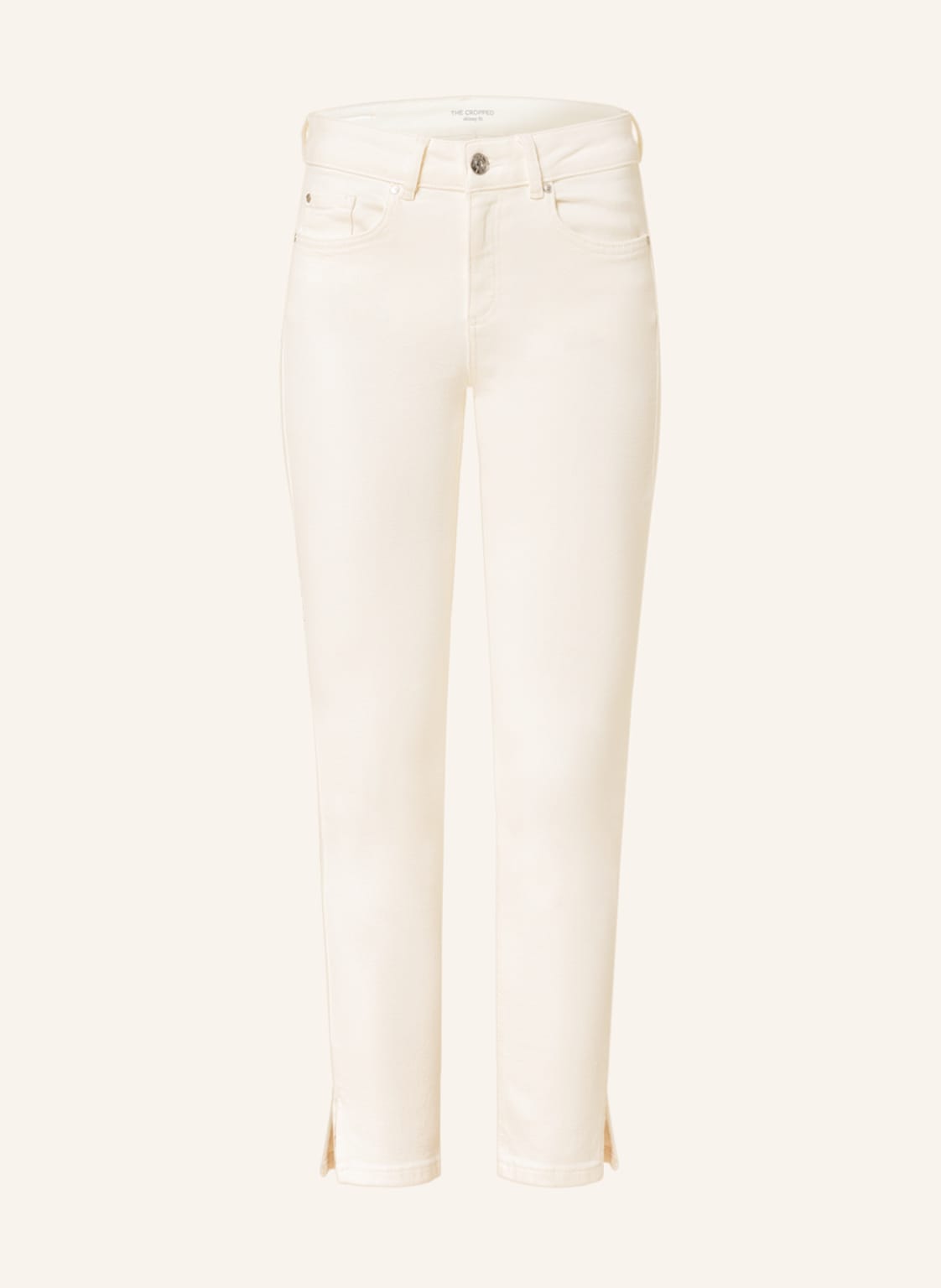 Image of Oui Skinny Jeans weiss