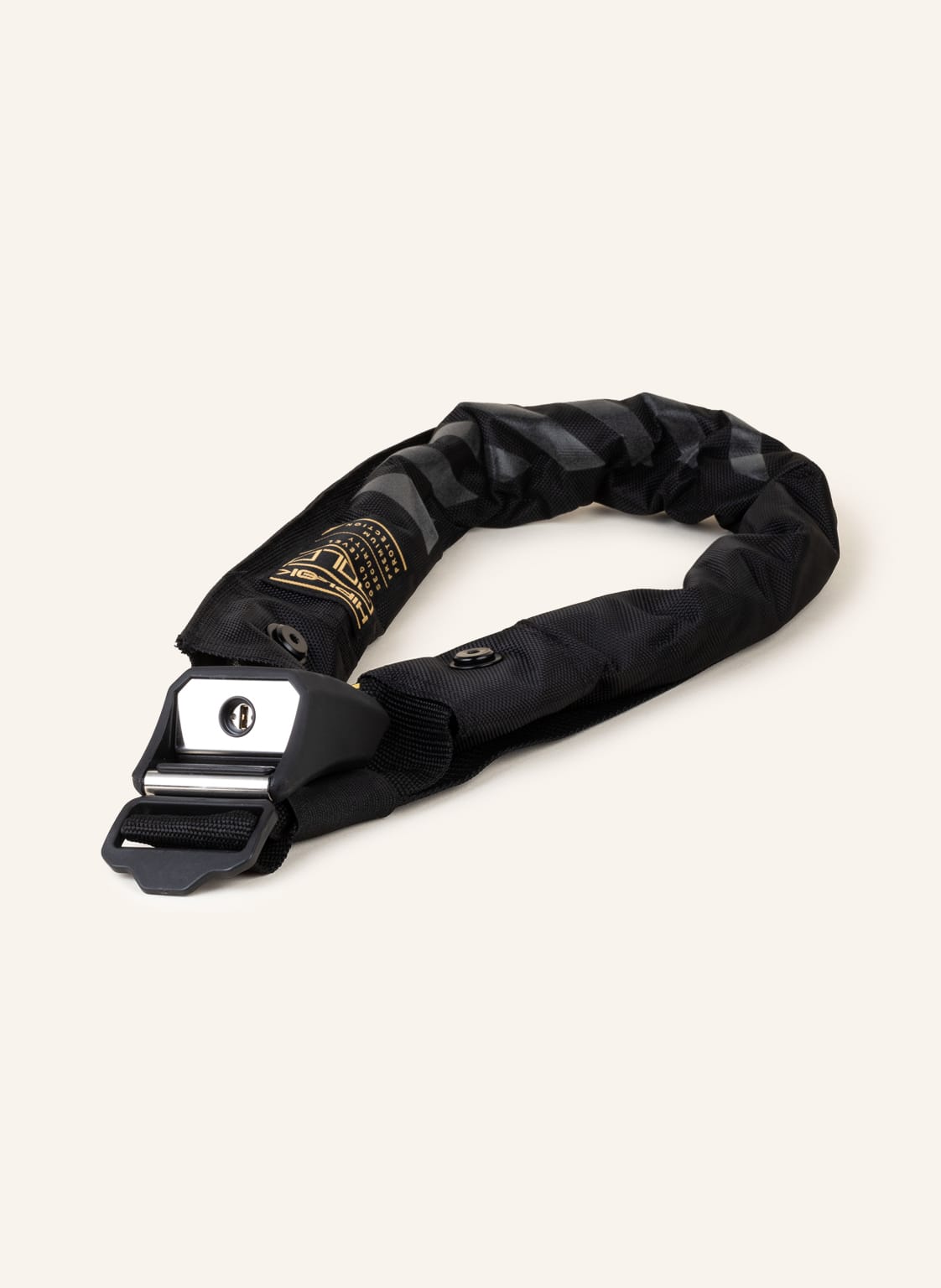 Image of Hiplok Fahrradschloss Gold schwarz