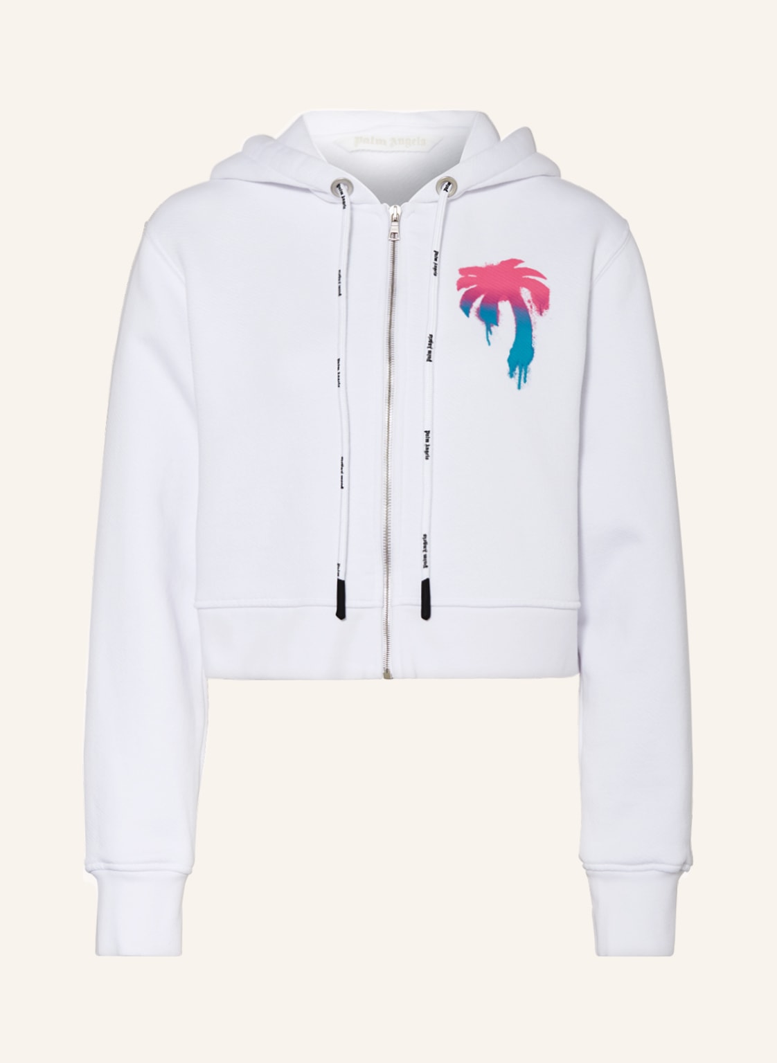 Image of Palm Angels Sweatjacke weiss